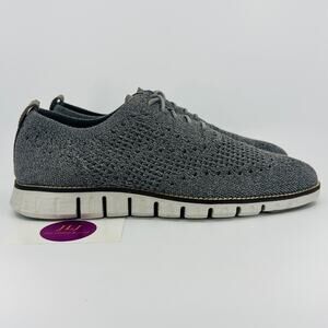 Cole Haan Men's Zerogrand Stitchlite Oxfords Magnet Grey C32151 Size 9 M